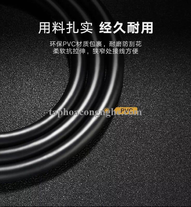 Ugreen 11680 10M màu Đen Cáp chuyển đổi DVI 24 + 5 sang VGA DV102 30011680